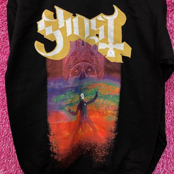 Ghost Cardinal Copia Death Metal Band Crewneck Sweater Small - Picture 2 of 4